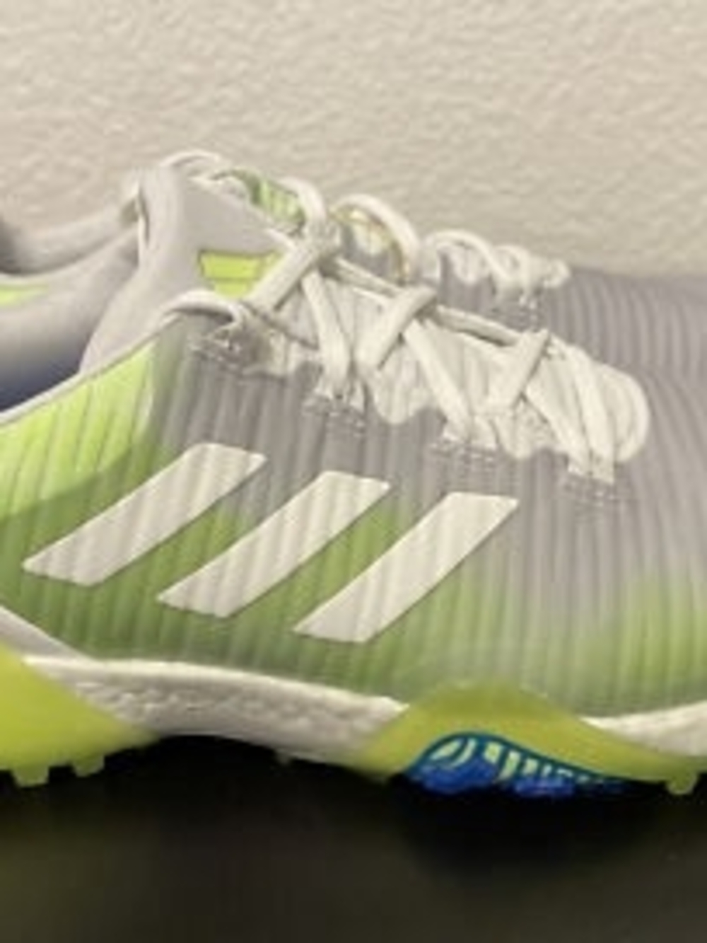 Adidas Codechaos Spikeless Golf Shoes – White/Signal Green – Size 10 Mens